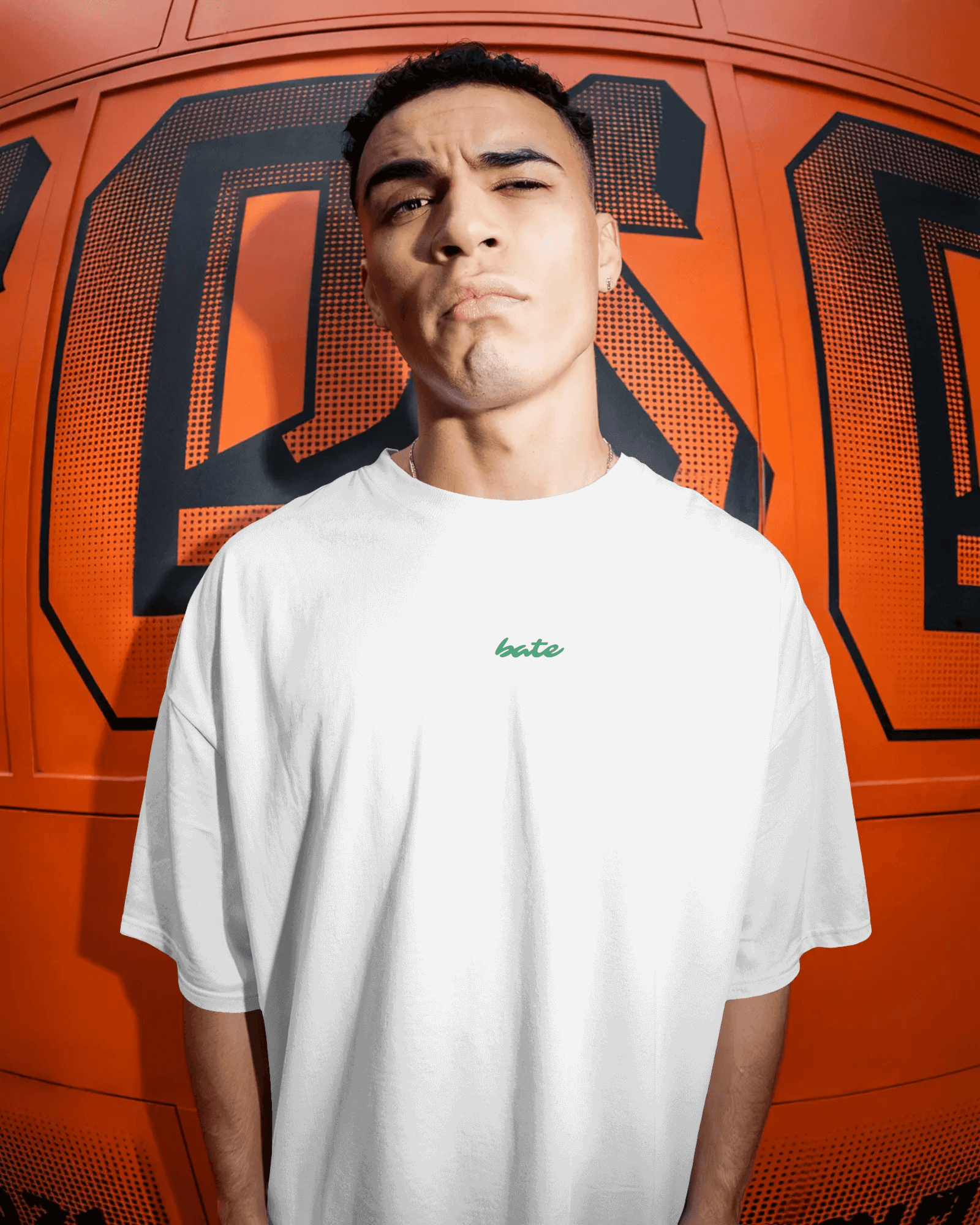 Trendy loose fit male t-shirt